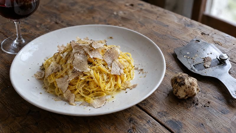 Tajarin con tartufo bianco